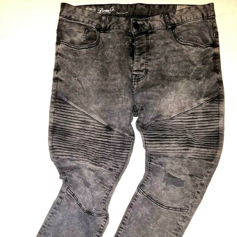 Denim Co Primark Skinny Moto Jeans | 38 x 32